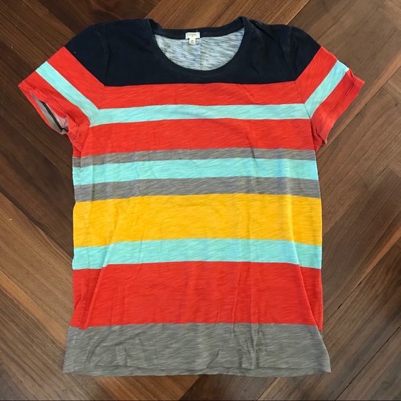 J. Crew Factory Tops - J crew size M striped t shirt